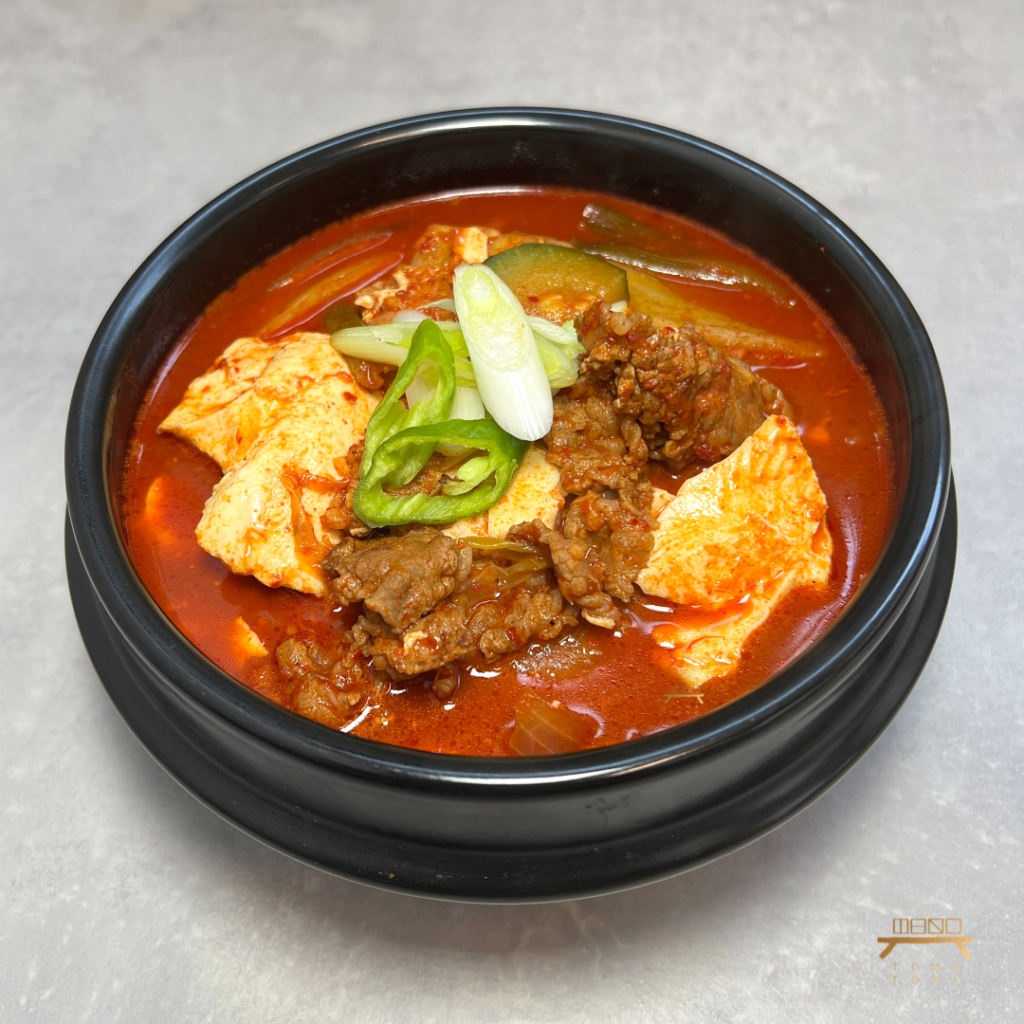 우삼겹 순두부찌개 Beef Short Plate Soft Tofu Stew